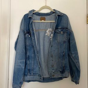 American Eagle Oversized Jacket Bandana Print